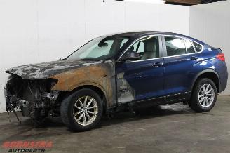 uszkodzony samochody ciężarowe BMW X4 xDrive20d 4x4 Automaat Lichtmetaal Navi Cruise Leder Trekhaak Elek. Flippers 2015/2